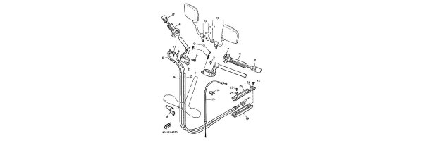 Handlebar Cable  / Handgriffe Züge