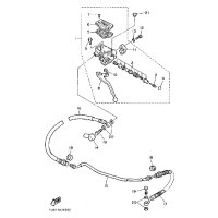 Yamaha MEMBRAN Kupplungspumpe ( Nr 5 )