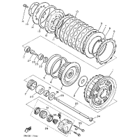 Yamaha FJ SICHERUNGSSCHEIBE Nr22 Kupplung Original