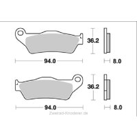 AP Bremsbelag Pckg. LMP271SR SINTER ROAD HINTEN