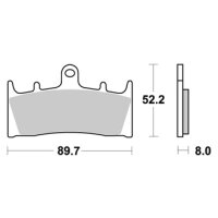 Bremsbeläge AP RACING LMP286SF vorne