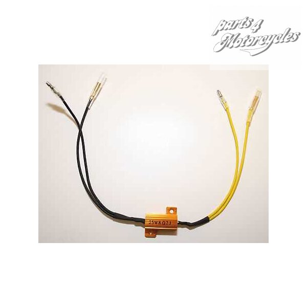 Leistungswiderstand 25 W- 8,2 Ohm mit Kabel, Paar