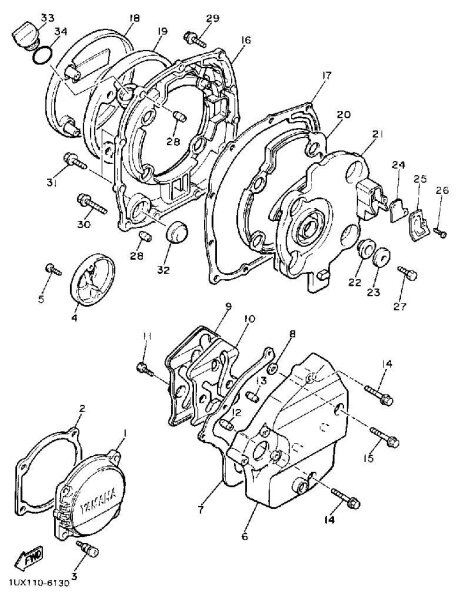 Dichtung Ritzeldeckel Nr 7 Yamaha FJ