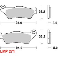 AP Bremsbelag Pckg. LMP271ORR OFF-ROAD MX RACING...