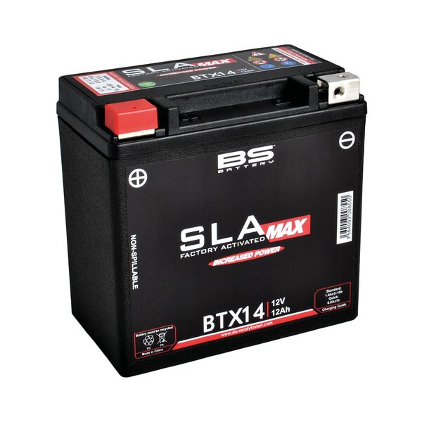 BS Batterie YTX14-BS  SLA-MAX, versiegelt, startverstärkt