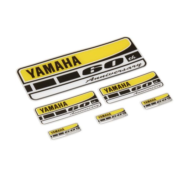 Yamaha Aufklebersatz „60th Anniversary“