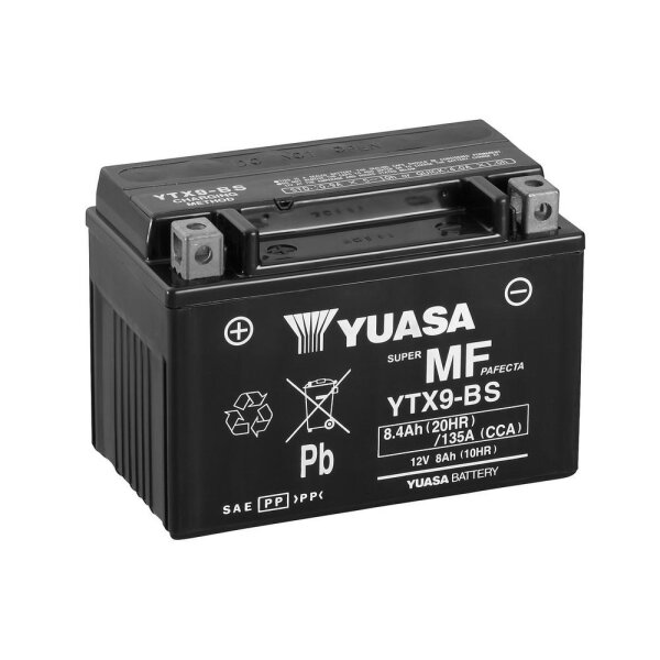 Batterie YUASA YTX9-BS MTF Verschlossen