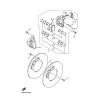 Dichtungssatz Bremssattel vorne Yamaha 15+17