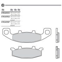 BREMBO Bremsbelag "07KA09" Organisch Standard...