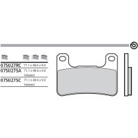 BREMBO Bremsbelag "07SU27" Sintermetall...