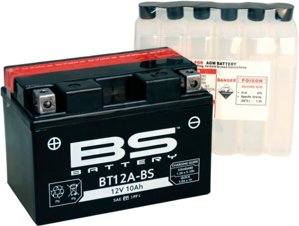 BS Batterie YT12A-BS MTF, wartungsfrei