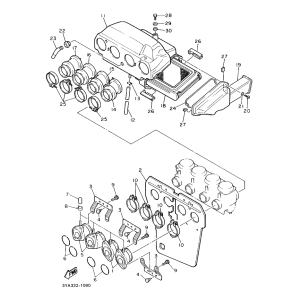 Nr 15 JOINT, AIR CLEANER 1