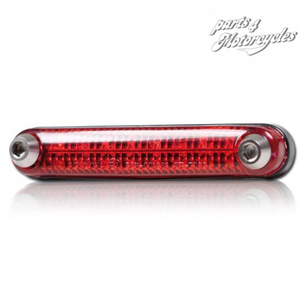 LED-Rücklicht "Rail", ohne KZB, biegsam, rot, Maße: B 105 x H 18 x T 19 mm, E-geprüft