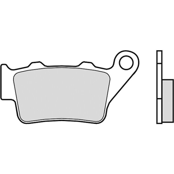 BREMBO Bremsbelag hinten 07BB02SD Sintermetall MX/ATV mit ABE (KBA), SD