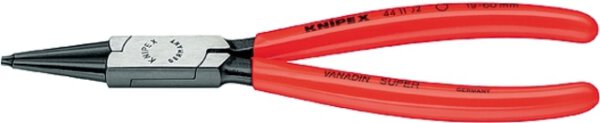 KNIPEX Sicherungszangen für Innenringe (Bohrungen) 225 mm, DIN 5256 (C gerade), für Bohrdurchmesser 40 - 100 mm