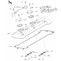 Ventildeckeldichtung Zündkerze Nr. 11061 in Zeichnung