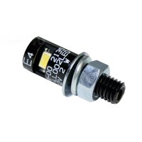 LED-Nummernschildbeleuchtung, schwarz, rund, D. 12 mm x...