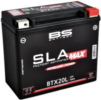 BS-Battery BTX20L, SLA-MAX, versiegelt, startverstärkt
