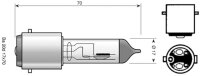 Scheinwerferlampe Halogen, 12V 35/35W , Sockel BA20d