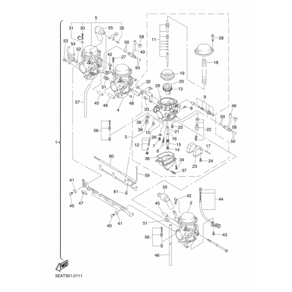 Nr 38 Heizung Komplett (15W) (UR #2,3) für die inneren Vergaser