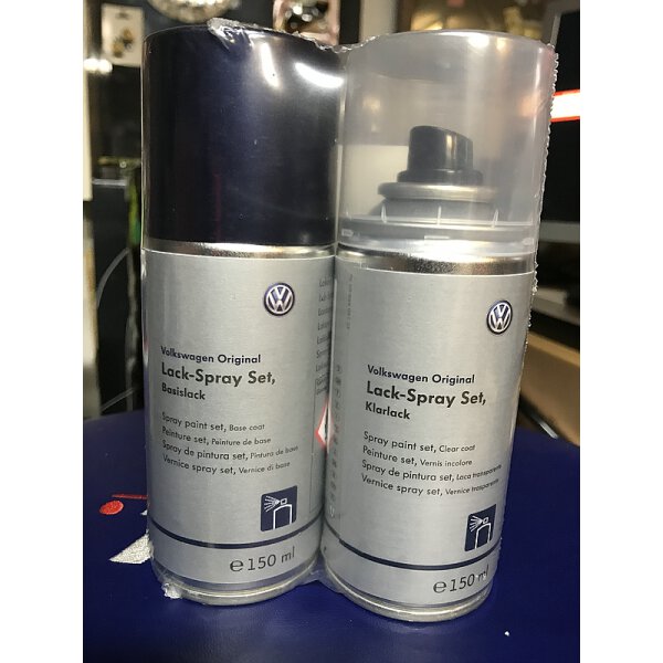 Spraydosenset Farbe VW Shadowblue