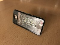 Original Audi LED Kennzeichenbeleuchtung links