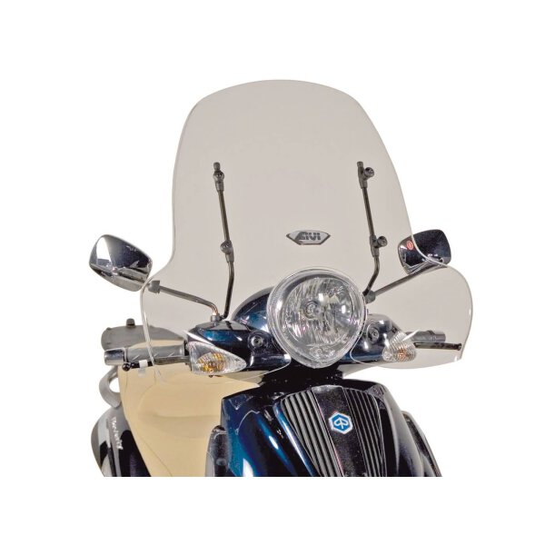 Windschild GiVi 43x70cm für Piaggio Beverly 500ie -05 ZAPM341