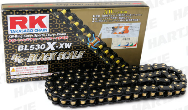 RK Premium Kettensatz 15x46 Kette schwarz-gold