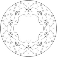 BREMBO Bremsscheibe Oro "78B40830"