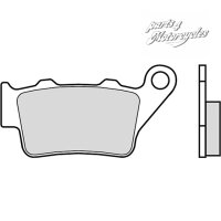 BREMBO Bremsbelag hinten 07BB02 Genuine Part Typ 58, Sintermetall