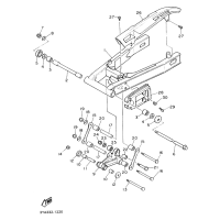 Nr 20 Lager Umlenkbock unten & Schwinge Yamaha FJ