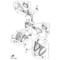 Blinkerglas FJ 1200 3CW links