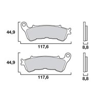 BREMSBELAG BREMBO SA 07HO57SA SINTER