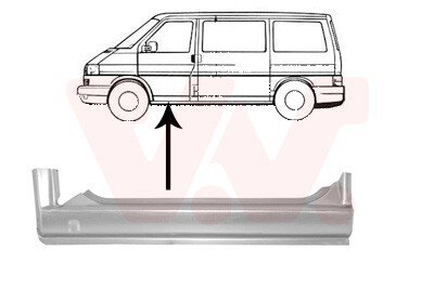 VW T4 Einstiegblech links vo/li äußerer Teil