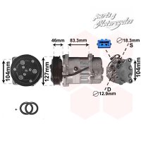 Klimakompressor VAN WEZEL VW T4 111kw Ersatz für Sanden
