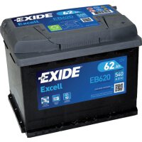 EXIDE Starterbatterie "Excell" EB620 62 Ah