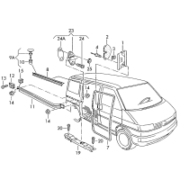 VW T4 Dichtung Schiebetüre Beifahrerseite