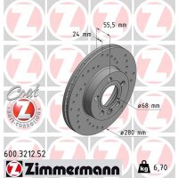 Zimmermann Sportbremsscheibe Sport Z für VW...