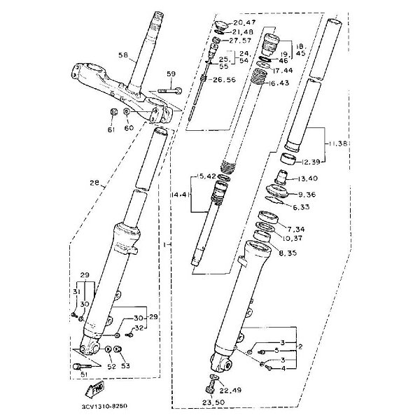 Kappe Gabel Nr 20 + 47