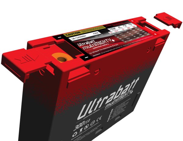 Ultrabatt multiMIGHTY LiFePO4, 12V - 5.0A, 64WH, 300CCA / 400PCA ähnlich einer 16Ah Blei-Batterie