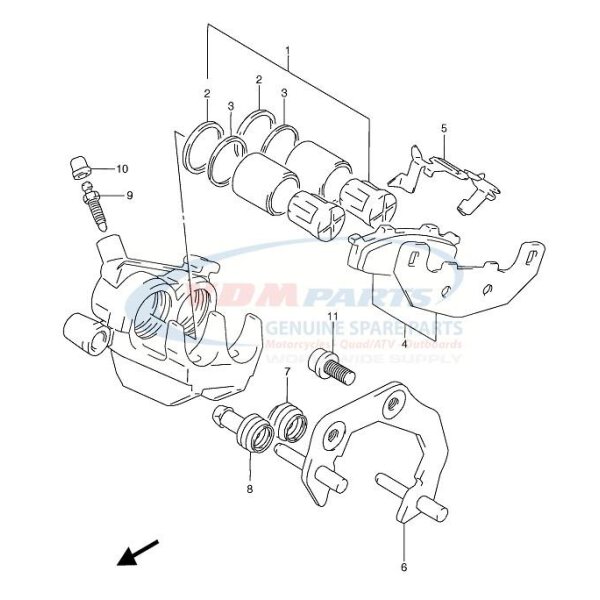 5930740F00, Seal,piston, Suzuki