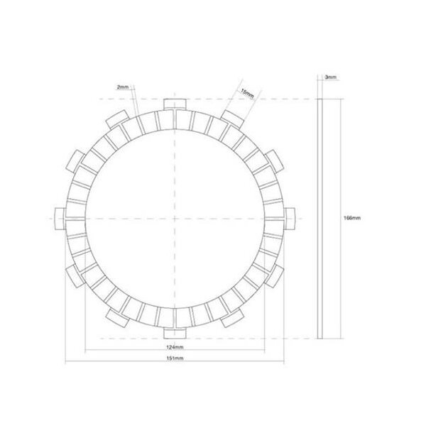 Reiblamelle FCC 141-14K02-00