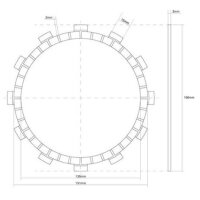 Reiblamelle FCC 141-14K03-00