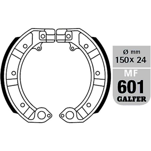 GALFER Bremsbacke "MF601"