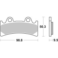 Bremsbelag SBS 683HF Street Ceramic