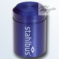 Stahlbus-Kappe - Groove - Alu blau