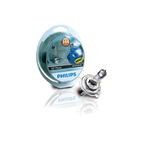 PHILIPS H4 Sockel P43T 12V60/55W X-treme Vision Moto Phillips