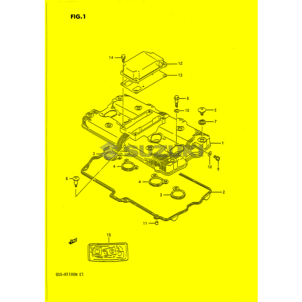 GASKET, HEAD COVER Nr 2