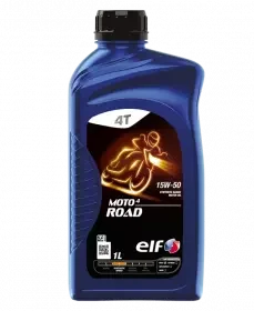 ELF Motoröl MOTO 4 ROAD 15W-50 Teilsynthetisch