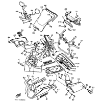 Schleifschutz links Yamaha FJ 1200 1TX / 1XJ